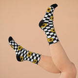 Checks N’ Daisies Socks - Tiki Outfitters 