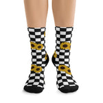 Checks N’ Daisies Socks - Tiki Outfitters 