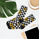 Checks N’ Daisies Socks - Tiki Outfitters 