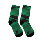 Green Camo Socks - Tiki Outfitters 