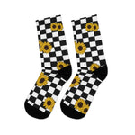 Checks N’ Daisies Socks - Tiki Outfitters 