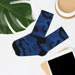 Blue Camo Socks - Tiki Outfitters 