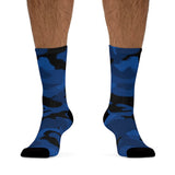 Blue Camo Socks - Tiki Outfitters 