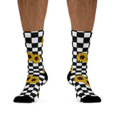 Checks N’ Daisies Socks - Tiki Outfitters 