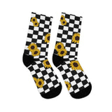 Checks N’ Daisies Socks - Tiki Outfitters 