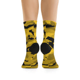 Yellow Camo Socks - Tiki Outfitters 