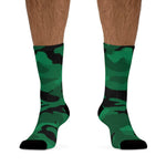 Green Camo Socks - Tiki Outfitters 