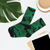 Green Camo Socks - Tiki Outfitters 