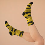 Yellow Camo Socks